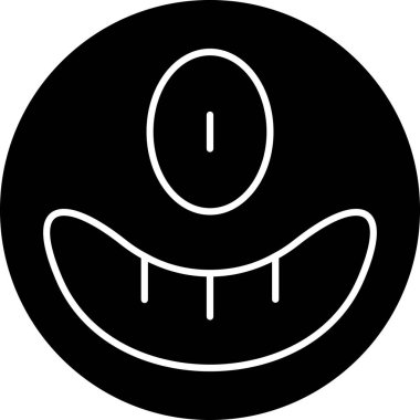 Şirin bir bebek simgesinin vektör çizimi