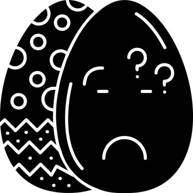 üzgün paskalya yumurtası simgesi