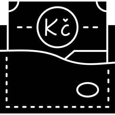 kart para birimi simgesi ana hat biçiminde