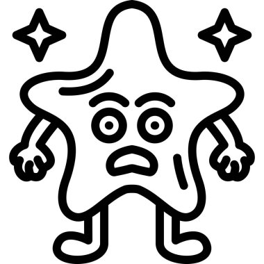 Kızgın arıyorsunuz bir yıldız çizgi film gösterimi.