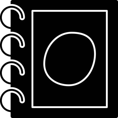 Bir kitabın vektör illüstrasyonu