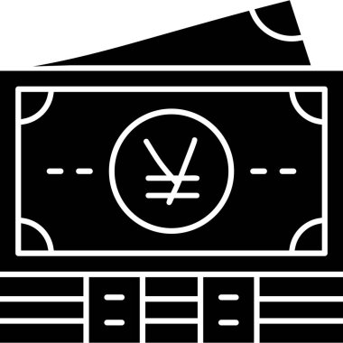 Para için. Web simgesi vektör illüstrasyonu