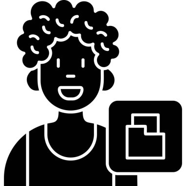 Kart avatar kişi simgesi