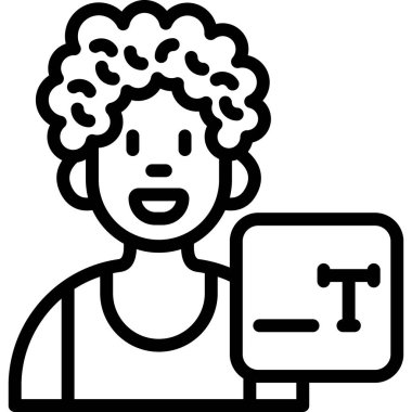 Bilgisayar simgesine sahip öğrenci, özet biçimi