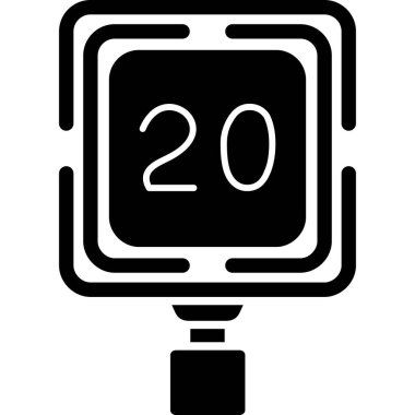 Akıllı saat simgesi. Web için basit elektronik saat vektör simgeleri çizimi