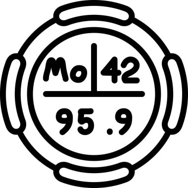 Saat simgesi, anahat stili