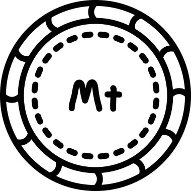 Modern bir simgenin vektör illüstrasyonu