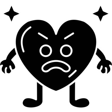 duygu ifade simgesi vektör illüstrasyonu