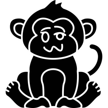 hayvan maymun memeli simgesi