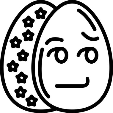 yüz simgesi, vektör illüstrasyonu