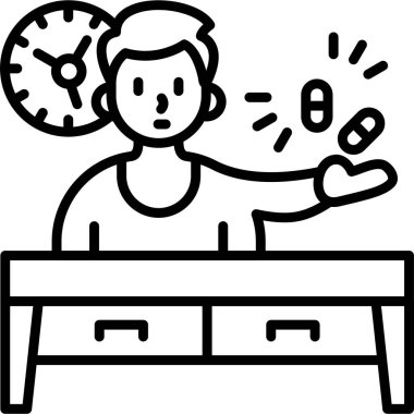 masa tablosu zaman simgesi