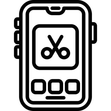 cep telefonu vektör simgesi