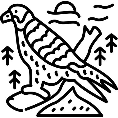 Hayvan Ormanı ikonu ana hatlarıyla