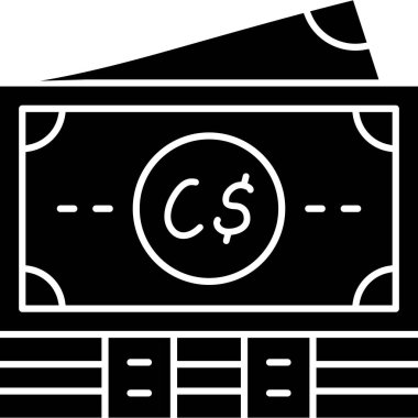 Para için. Web simgesi basit illüstrasyon