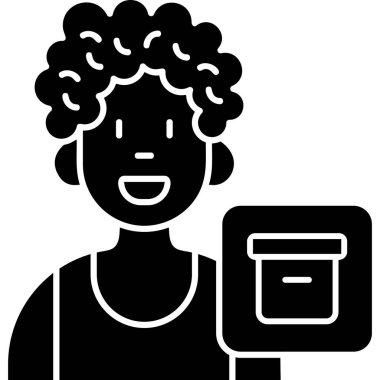 Kart simgesi, vektör illüstrasyonu