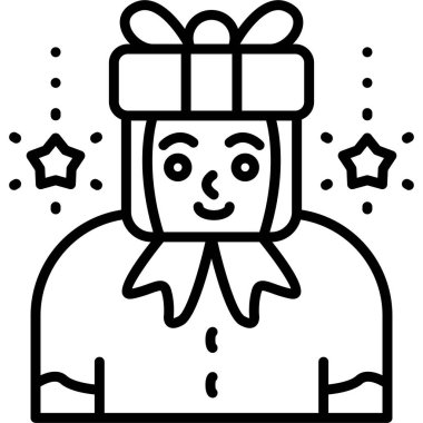 Noel simgesi, vektör illüstrasyonu