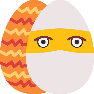 Yumurta yumurta ikonu - taslak biçiminde