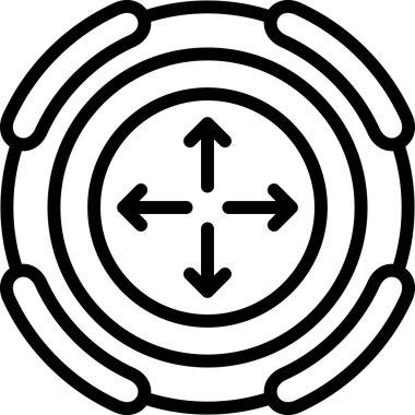 Bir simgenin vektör illüstrasyonu