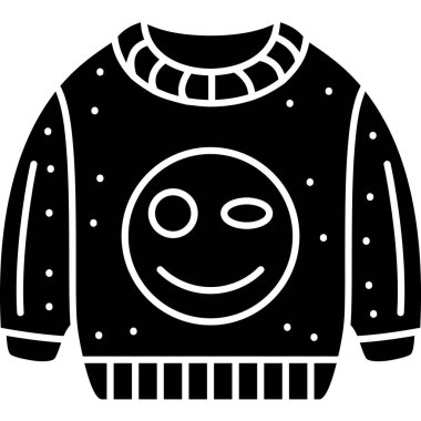 Sıcak kış kış kıyafetleri simgesi