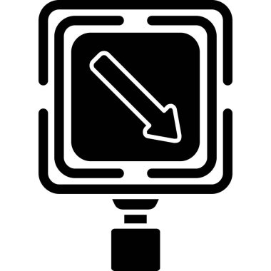 Modern b 'nin vektör illüstrasyonu eksik simgesi