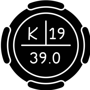 Kronometre simgesi. Kronometre vektör simgesi web için basit örnek