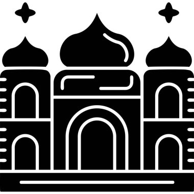 Cami. Web simgesi basit tasarım