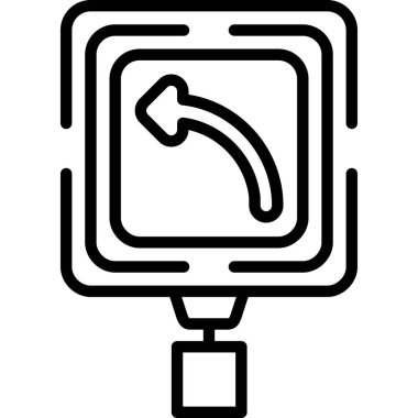 elektrik kablo vektör çizgisi simgesi