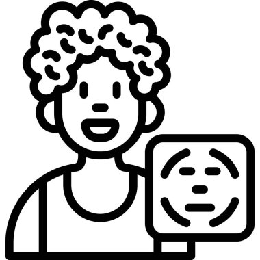 çocuk çocuk simgesi ana hatlarıyla