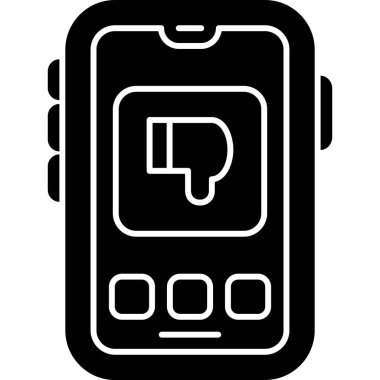 Smartphone Simgesi, vektör illüstrasyonu