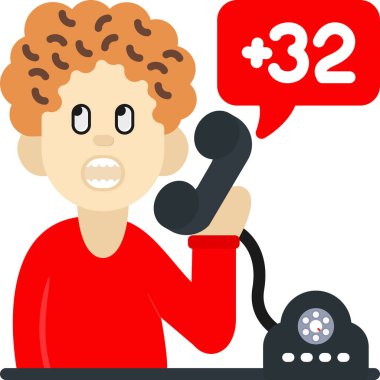 çağrı merkezi müşteri simgesi