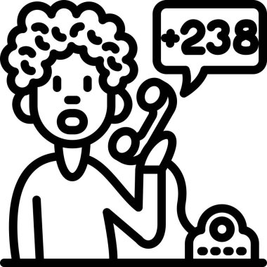 Akıllı telefonlu adam, vektör illüstrasyonu