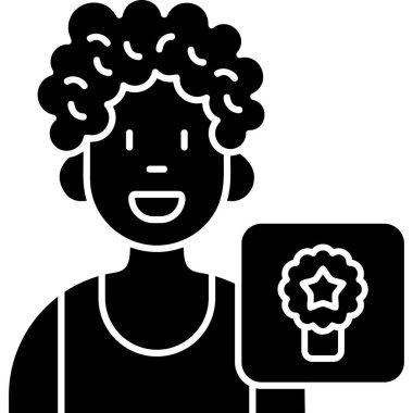 Evlat. Web simgesi basit illüstrasyon