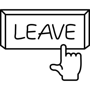 Bir el çizimi oklu bir işaretin vektör illüstrasyonu.