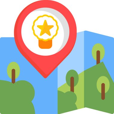 konum haritası gezinme simgesi