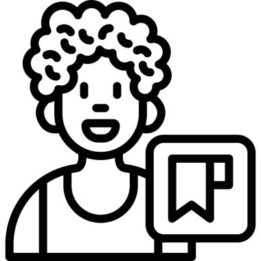 erkek çocuk simgesi ana hatlarıyla