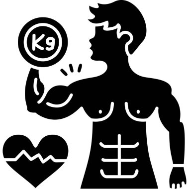 kalp atış hızı simgesi düz biçiminde