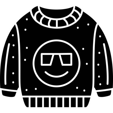 Süveter. Web simgesi basit illüstrasyon