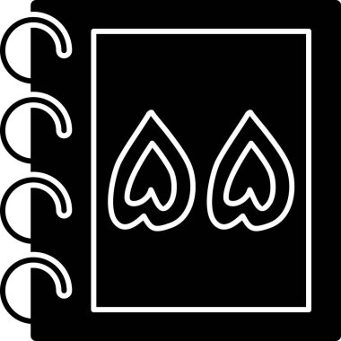 Bir kadın simgesinin vektör illüstrasyonu