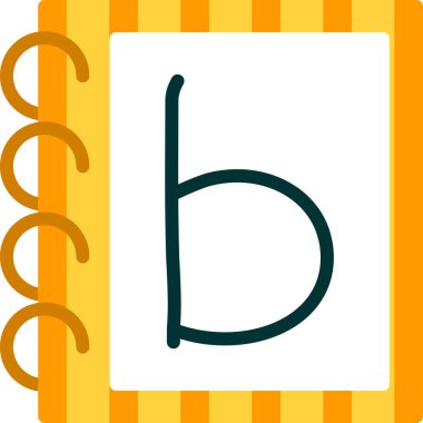 alfabe harfi b simgesi