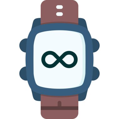 Akıllı saat simgesi. vektör illüstrasyonu