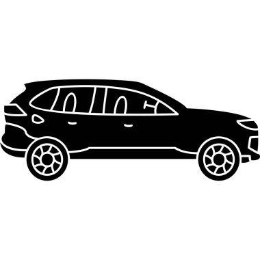 araba simgesi vektör illüstrasyonu