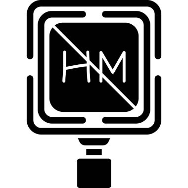 Basit vektör minimalist simgesi