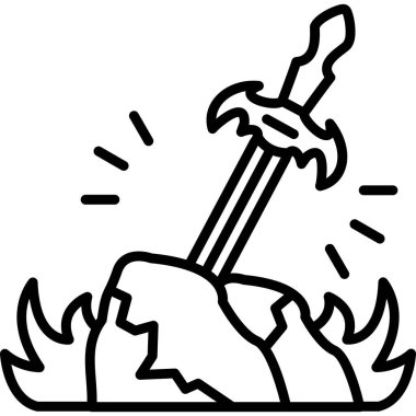 özet biçiminde yanan ateş simgesi