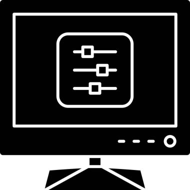 Modern simgenin vektör illüstrasyonu