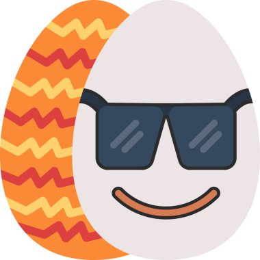 Yumurta. Web simgesi basit illüstrasyon