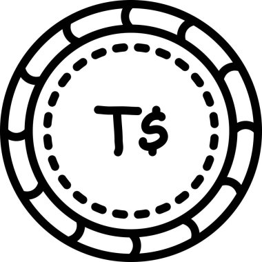 Bozuk para. Web simgesi basit illüstrasyon