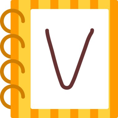 Kitap Simgesi. Vektör İllüstrasyonu