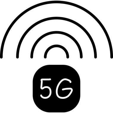 Wi-Fi sinyal simgesi. Beyaz arkaplanda izole edilmiş web tasarımı için kablosuz sinyal vektör simgesi