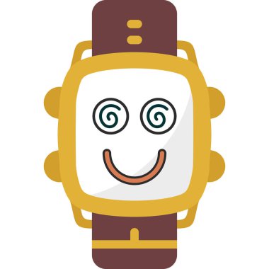 bir robot karikatür çizimi