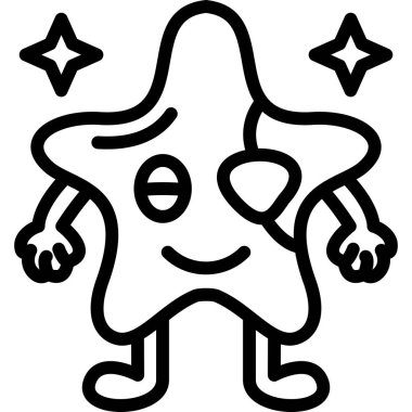 yıldız simgesi, satır biçimi